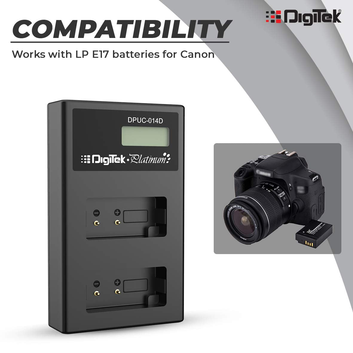 Digitek DPUC 014D (LCD MU) LPE6 for LPE6 Platinum Charger