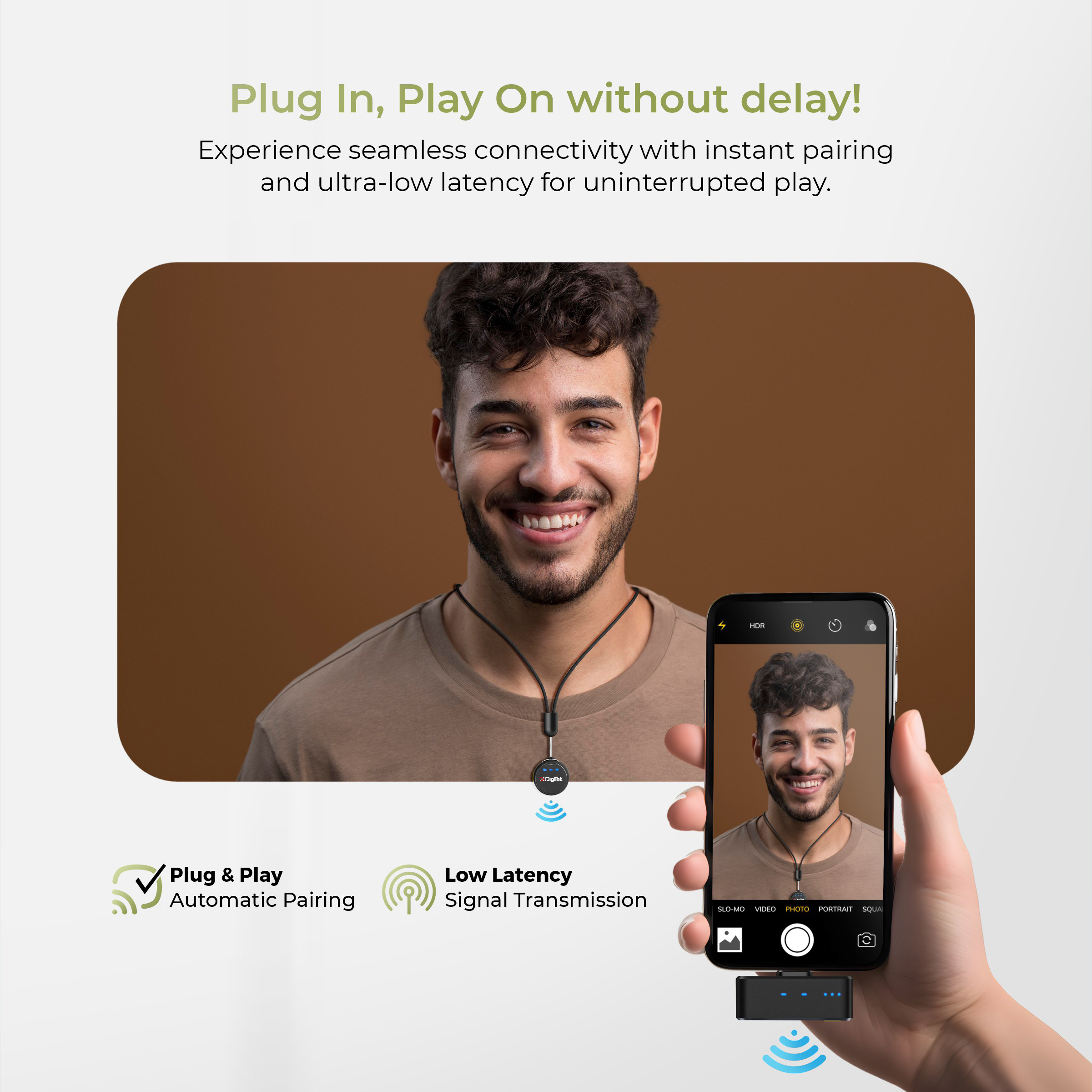 Digitek (DWM-115) 2-in-1 Wireless Microphone