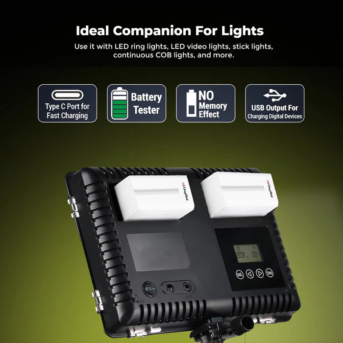 Digitek (NP-F980 C Platinum) 16000mAh Rechargeable Li-ion Battery for Cameras