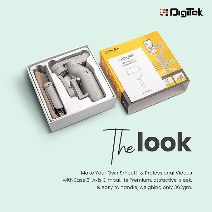 Digitek DSG-007F 3 Axis AI Smartphone Gimbal