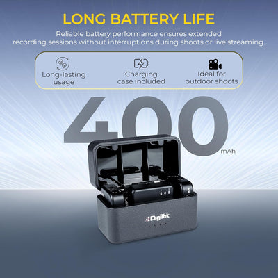 Digitek DWM 122 Wireless Microphone with Audio Monitoring