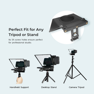 Digitek (DTP-008) 8" Teleprompter for Smartphone & Camera