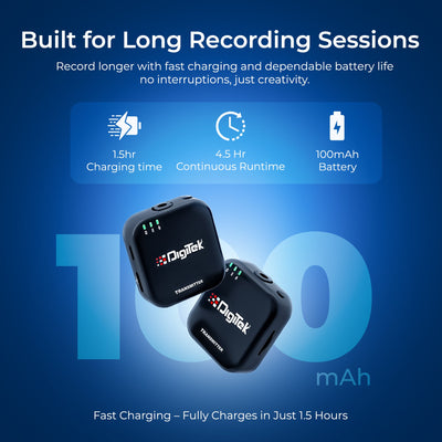 Digitek (DWM 101 Mini) 2-in-1 Wireless Microphone