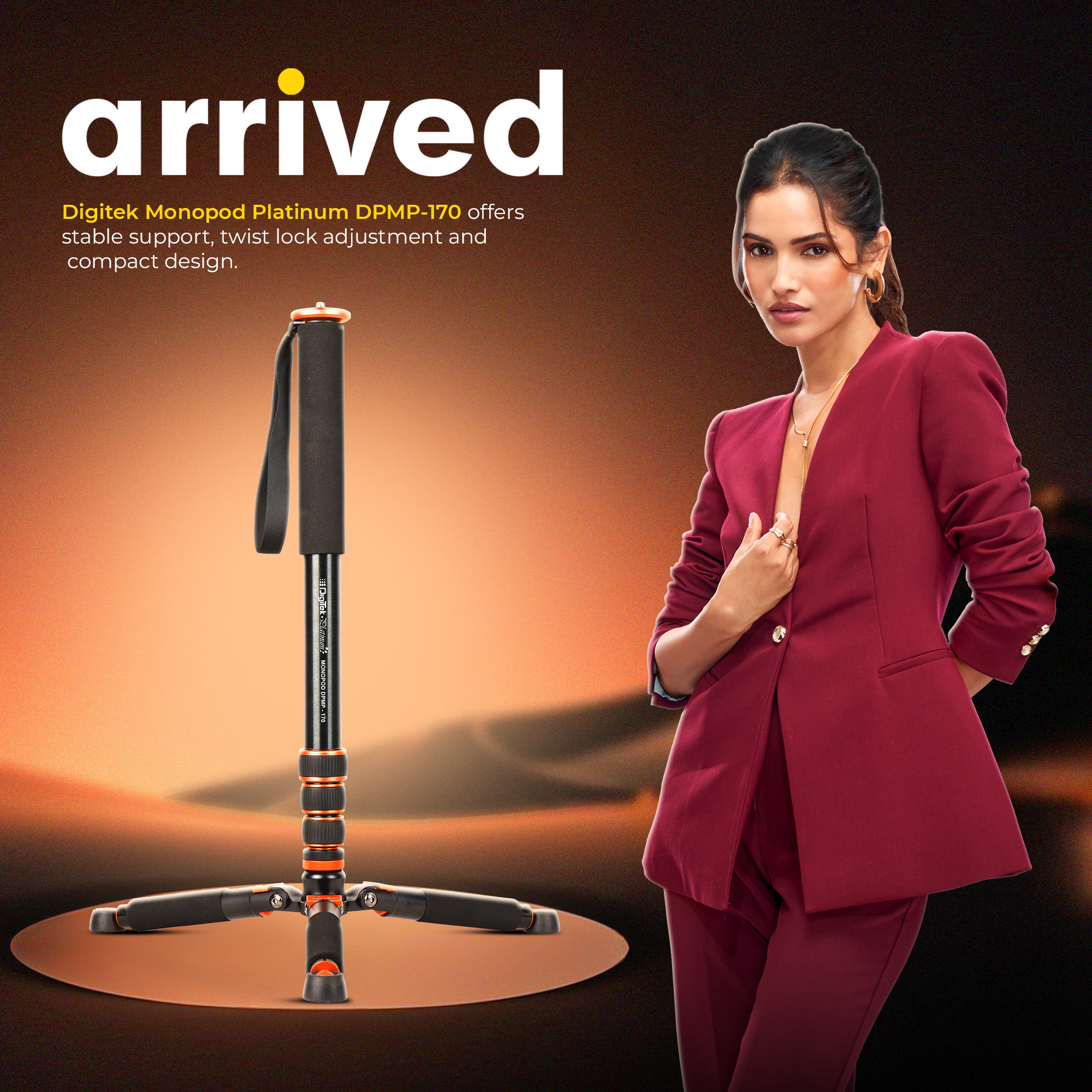 Digitek Platinum (DPMP 170) Portable Camera Monopod