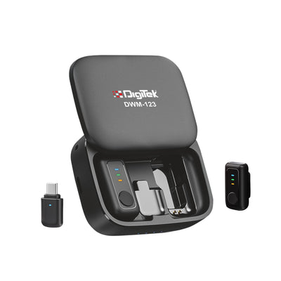 Digitek (DWM 123) 2-in-1 Wireless Microphone (Black)